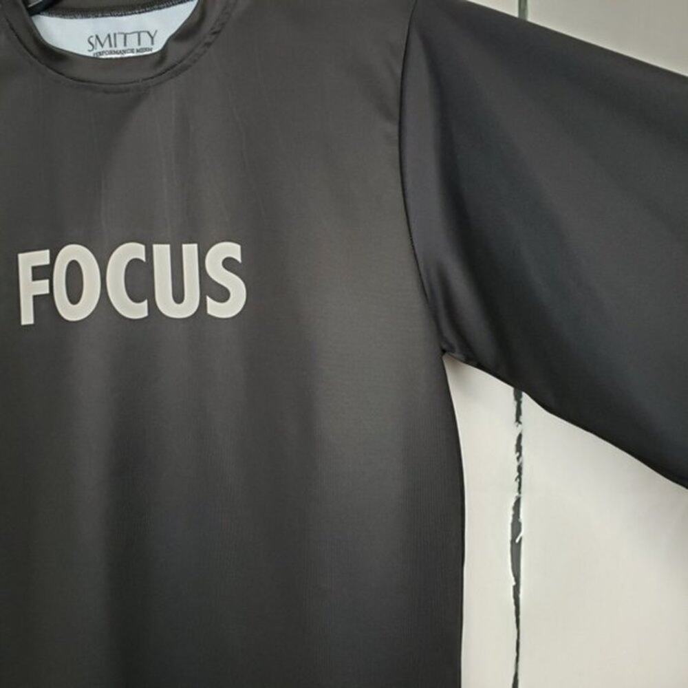 Smitty Black Performance Athletic Workout Shirt S - Picture 4 of 7